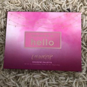 Color pop “you had me at hello” palette